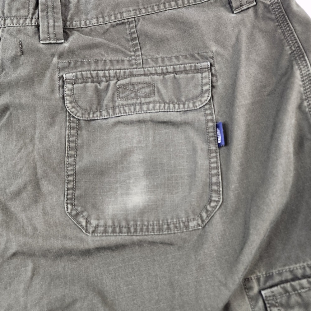 North Face Cargo Shorts Mens Size 40 Olive Green Ripstop Hiking Utility - Picture 10 of 11